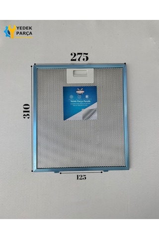 Siemens Uyumlu: Lc756bb30 275x310 Mm Aspiratör & Davlumbaz Tel Yağ Filtresi Model: 00671155 27,5x31