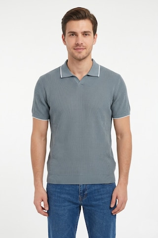 Baglan Erkek Spor Polo Yaka Triko Tişört Bgl-st05374 Mavi