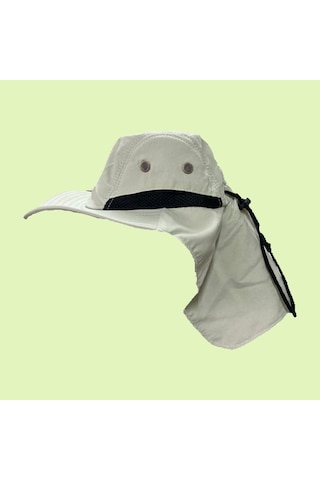 Krem Beyaz Ayarlanabilir Özellikli Outdoor Bahçe - Safari Şapkası Çok Renkli