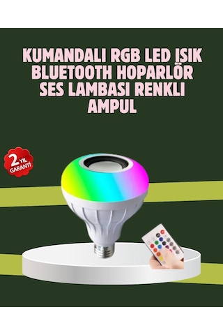 Buğz Hoparlörlü Led Ampul Ev Ve Ofis İçin Akıllı Aydınlatma Çözümü Diğer