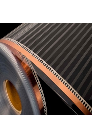 Pazly 220v Uzak Kızılötesi Yerden Isıtma Filmi Kiti, 240w/m2, 50cm Genişlik, Karbon Fiber, 50cmx1m, Elektrikli Isıtma Sistemi