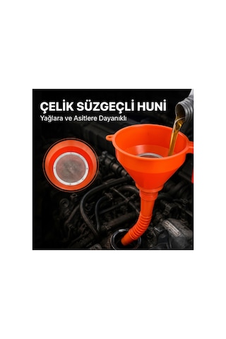 Çelik Süzgeçli Huni - Spiralli Ve Sabit Borulu - 2.2 Litre Kapasite Diğer