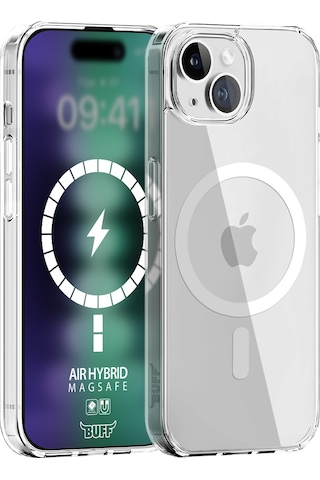 Buff Apple iPhone Uyumlu 15 Plus - 2x5d Ekran Koruyucu + Magsafe Kılıf + Lens Koruyucu Privacy Hayalet