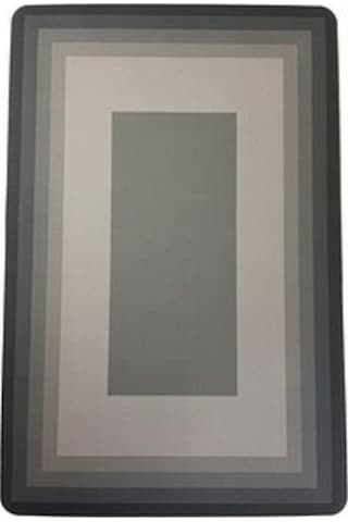 Mainshop Kare Yazısız Model Sihirli Su Emici Banyo Paspası Kaymaz Tabanlı Abdest Paspası 38x58 Cm M-60 Çok Renkli
