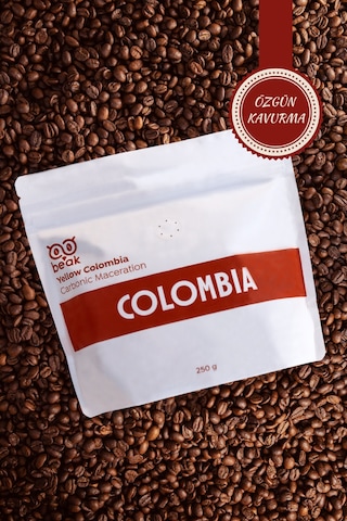 Colombia Carbonic Maceration Natural Çekirdek Kahve 250 Gr , %100 Arabica Çekirdek Kahve