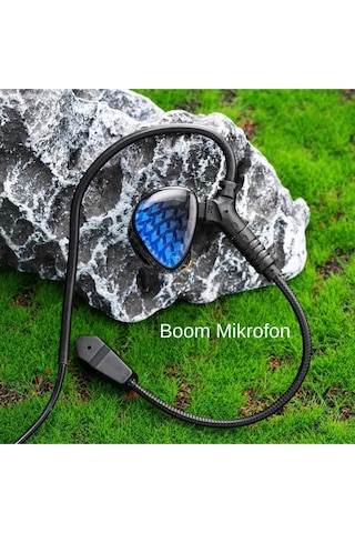 Kinera Celest Wyvern Black Remaster Boom 3.5mm Mikrofonlu Kulak İçi Kulaklık Sip104
