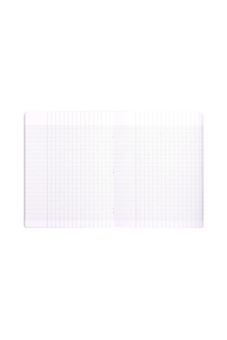 323751c A Mavi Mimesys Zımbalanmış Defter - 17x22 Cm - 48 Seyes Çizgili - 90 G Beyaz Kağıt - Po