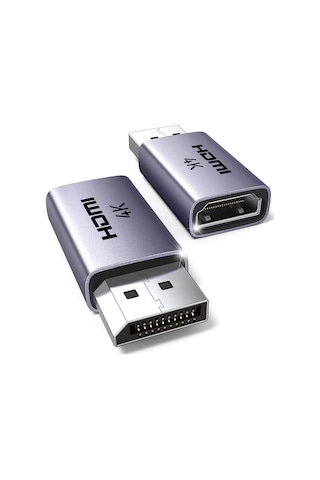 Ugreen 4k Displayport 1.2 Male To Hdmı 1.4 Female 2-paket Dönüştürücü Adaptör, 55935