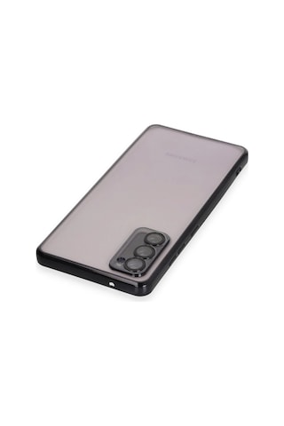 Newface - 395 - Samsung Galaxy Uyumlu S20 Fe Kılıf Razer Lensli Silikon - Kmrsfres - - Siyah Sıyah