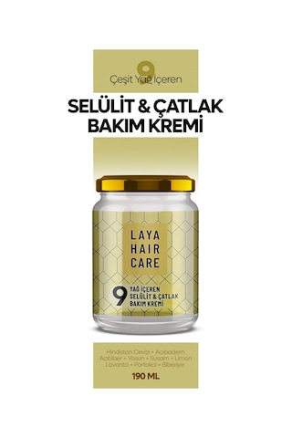 Laya Hair Care Selülit ve Çatlak Bakım Kremi 190 ML