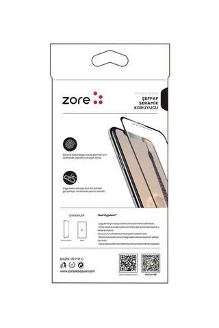 Apple Uyumlu iPhone Xs 5.8 Zore Seramik Ekran Koruyucu