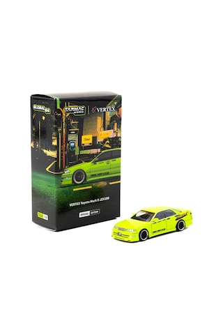 Tarmac Works 1/64 Vertex Toyota Mark Iı Jzx100 Light Green - Tokyo Auto Salon 2025 Special Edition - Global64