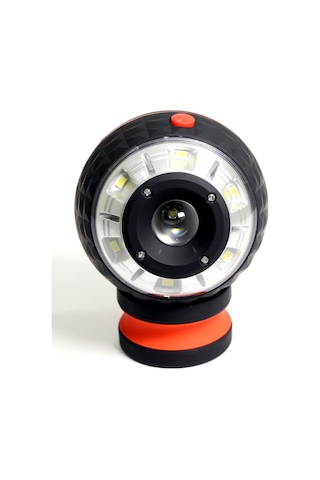 Worldforce Profesyonel Top Şekilli Manyetik Pod Led Fener 250Lm N11.6101 Siyah