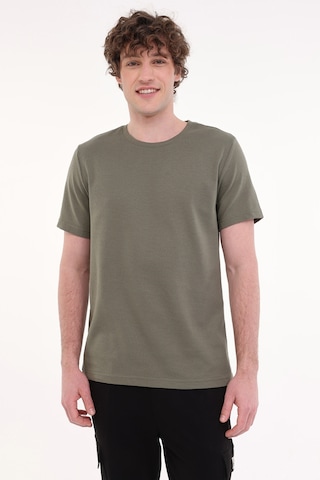 Kinetix Mb Cz Jk 11bs101 5fx Haki Erkek Kısa Kol T-shirt Haki