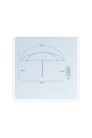 Yystore Kadın Altı Kemikli Ultra Hafif Mini Güneş Şemsiyesi Degrade Renk Xycz8656 Mor