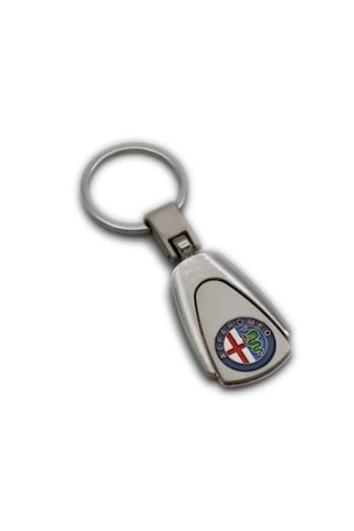 Alfa Romeo Metal Oval Anahtarlık Şık Kaliteli Aksesuar Çanta Araba New