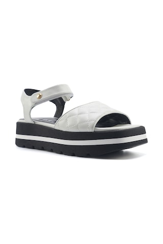 Nine West Orkessa 5fx Beyaz Kadın Düz Sandalet 000000000101944958 Beyaz