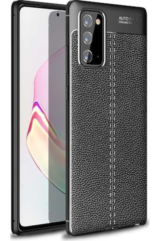 Samsung Uyumlu Galaxy Note 20 Kılıf Zore Niss Silikon Kapak-Siyah