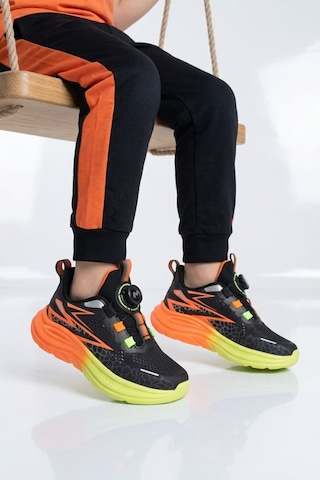 Marcokids Marco Kids 26y538 F Siyah-turuncu Erkek Çocuk Spor Ayakkabı Siyah - Turuncu