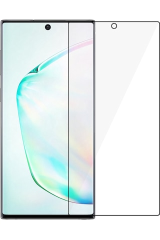 Samsung Galaxy Uyumlu Note 10 Plus Süper Pet Nano Kırılmaz Ekran Koruyu