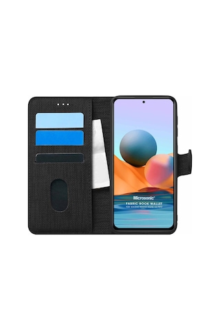 Microsonic Xiaomi Redmi Note 10 Pro Kilif Wallet Siyah 498084882