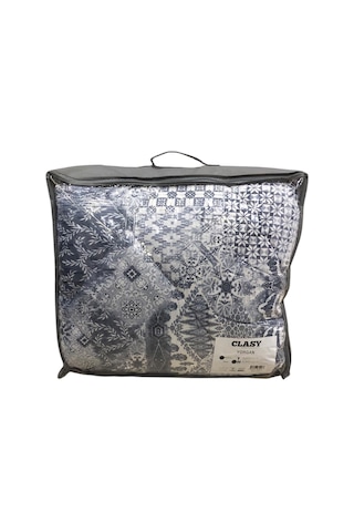 Clasy %100 Pamuk Ranforce Tek Kişilik Yorgan Paya V1 Lacivert