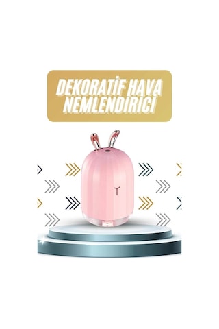 Mey İthalat Led Işıklı Hava Nemlendirici Buhar Makinesi Dekoratif Aromaterapi