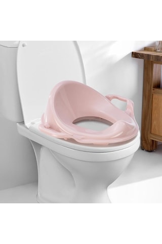 Veraura Lifestyle Pembe Kulplu Çocuk Klozet Adaptörü