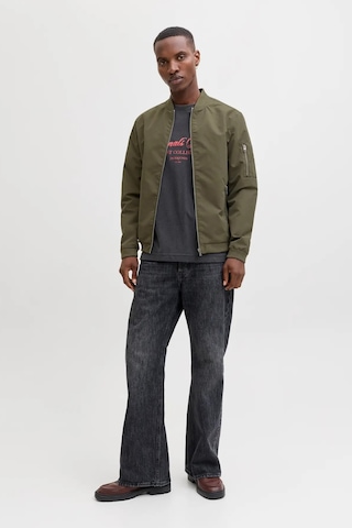 Jack & Jones Erkek Kolej Yaka Mont 63412165203 Haki Haki