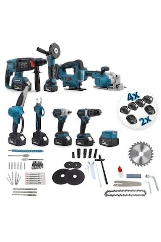 Branzeg BRZ-9S4 Süper 36V 9'lu Şarjlı Set