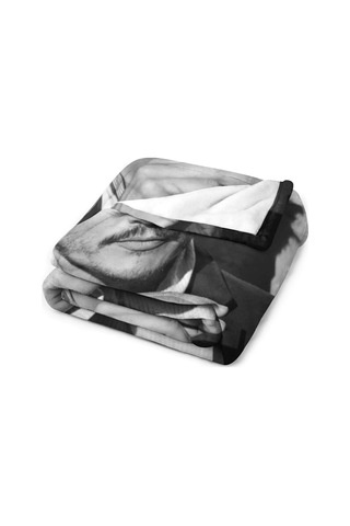 Pedro Pascal 3d Baskılı Yumuşak Peluş Battaniye Xxs Beyaz