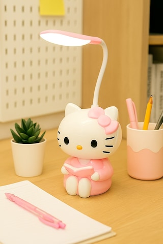 Hello Kitty Şarjlı Masa Lambası Pembe 15x9