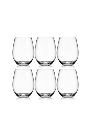 6 Adet Borosilikat Cam Bardak 6'lı Set 500 Ml Su Ve Meşrubat Bardağı, Kokteyl Bardağı Çok Renkli