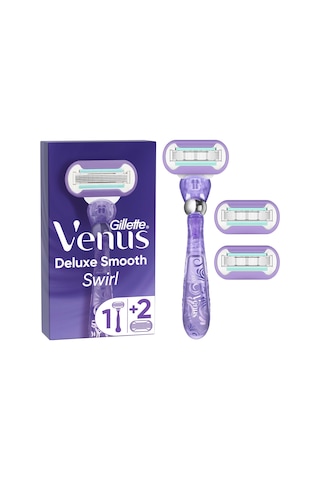 Gillette Venus Swirl Tıraş Makinesi +  Yedek Başlık 3'lü