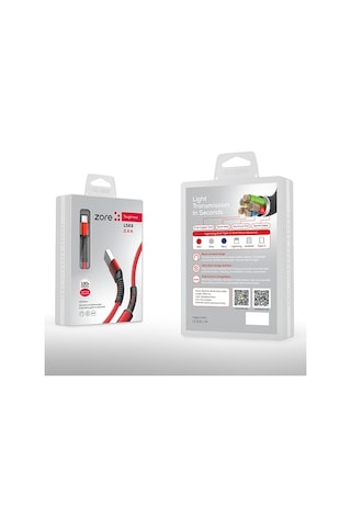 Zore LS65 Micro - Lightning - Type - C Hızlı Şarj Data Kablosu