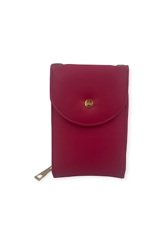 Ollbag Ol-1093i Kadın Zincir Askılı Mini Çanta Cüzdan Bordo - Kırmızı