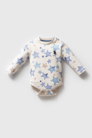 U.S. Polo Assn. U.s. Polo Assn Erkek Bebek Mavi 3lü Body Set Mavi