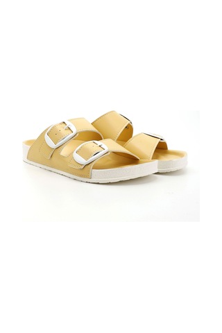 Gönderi R Sarı Tokalı Günlük Terlik Sarı