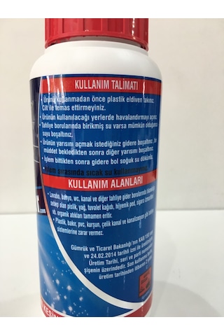Handiron Banyo Wc Lavabo Açıcı Tıkanıklık Giderici 1000 Gr N11.8781