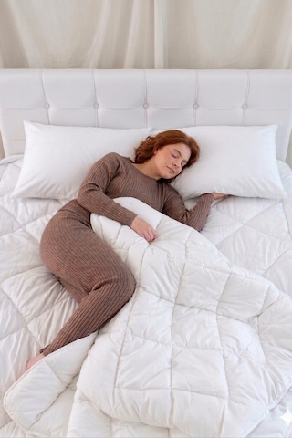 Softhome Primera Microfiber Yorgan Çift Kişilik Beyaz