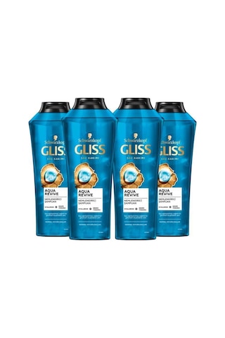 Aqua Revive Hyaluron Ve Deniz Yosunu Içeren Nemlendirici Şampuan 500 Ml X 4 Adet