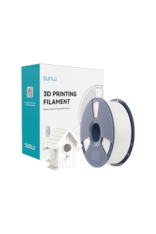 Sunlu Asa Filament Beyaz 1.75mm 1kg