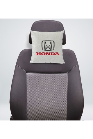 Bk Gift Honda Tasarımlı Kare Araç Koltuk Yastığı-1