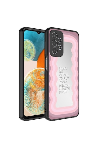 Zore Galaxy Uyumlu A72 Kılıf Aynalı Desenli Kamera Korumalı Parlak Msra Mirror Kapak - Süper Anne Süper Anne