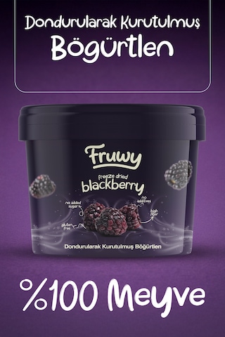 Freeze Dried Böğürtlen Kova Dondurularak Kurutulmuş Böğürtlen Diğer