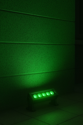 Goben Light Wallwasher 6w 20 Cm Duvar Boyama Armatürü-yeşil Yeşil