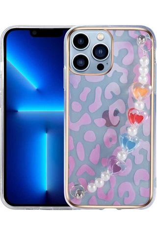 Apple Uyumlu iPhone 13 Pro Kılıf Zore Pilla Kapak Pembe