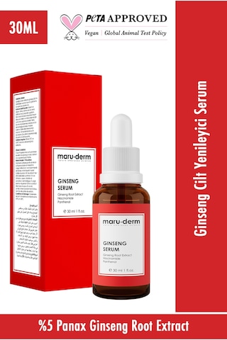 Maruderm Ginseng Cilt Yenileyici Serum 30 ML