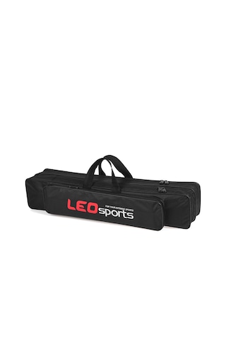 Xindoker 70cm Balıkçılık Rod Çantası, Üç Bölmeli Oxford Kumaş, Su Geçirmez, Ayarlanabilir Askı, Taşınabilir Malzeme Organizasyonu