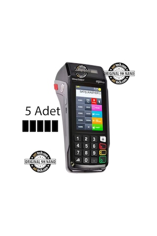 İngenico Move 5000f Yazar Kasa Pos Dokunmatik 9h Nano Ekran Koruyucu 5'li Set